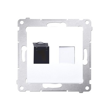 SIMON54 gniazdo komputerowe pojedyncze RJ45 -białe