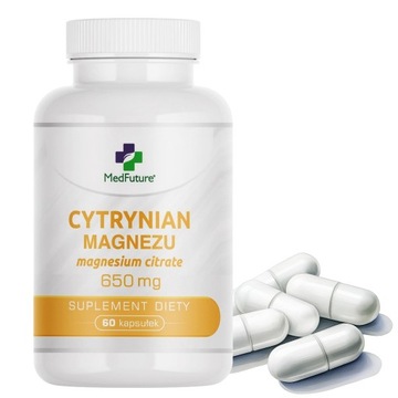 Cytrynian magnezu Magnesium citrate - 650 mg ZMĘCZENIE i STRES