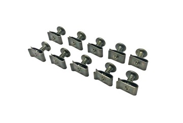 ПЛАСТИНА + ВИНТ ПЛАСТИКОВЫЙ КРЕПЛИТЕЛЬНЫЙ ВИНТ 4,8x16 мм 10 КОМПЛЕКТОВ