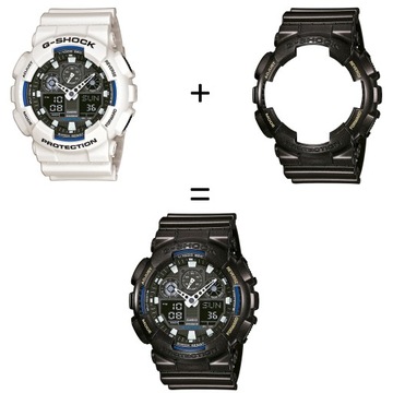 Casio G-Shock GA-100B-7AER + BEZEL 10447325 + PASE