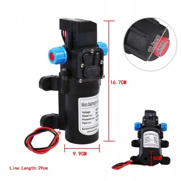 НАСОС ДЛЯ АККУМУЛЯТОРНОГО ОПРЫСКИВАТЕЛЯ НАСОС 12 В