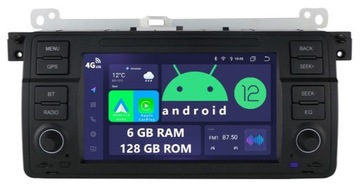 RADIO 2DIN ANDROID BMW E46 6/128GB DSP CARPLAY LTE