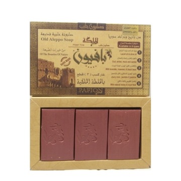MYDŁO ALEPPO RÓŻA DAMASCEŃSKA JAŚMIN 3 x 150g