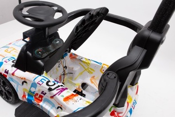 Спортивная коляска MX5 с ручкой и светодиодной подсветкой