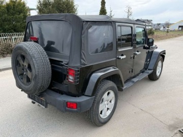 Jeep Wrangler III Unlimited Facelifting 2.8 DOHC I-4 Turbo CRD 200KM 2011 Jeep Wrangler Sliczna Sahara Navi Ledy Skory Grzany Fotele Automat EUROPA, zdjęcie 5