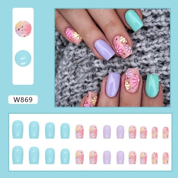 Manicure Halloween Noszone usunięty fragment paznokci