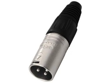 MONACOR NC-3MX - Wtyk XLR NEUTRIK, 3-pinowy