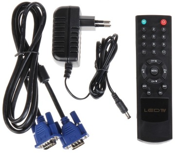 МОНИТОР VGA, HDMI, АУДИО, 2XВИДЕО, USB, ПУЛЬТ TFT