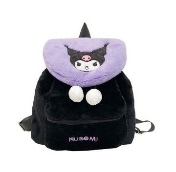 PLECAK TOREBKA KUROMI HELLO KITTY Z PASKIEM ANIME KAWAII SANRIO 35 CM