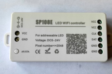 Контроллер SP108E АДРЕСНЫЙ СВЕТОДИОД Контроллер WS2812B