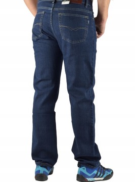 Męskie jeansy Bigrey spodnie granatowe m.718 nadwymiar W 42 dł. L 34