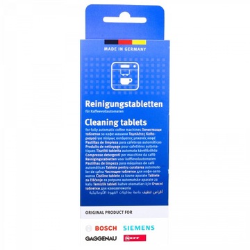 ОРИГИНАЛЬНЫЕ таблетки для чистки кофемашин SIEMENS | 10шт TZ60001