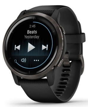 Умные часы Garmin Venu 2 Black WiFi Bluetooth Black