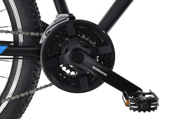 LAZARO R7 V1 МОЩНЫЙ MTB 27,5 ДЮЙМА ЧЕРНЫЙ 21 ДЮЙМ