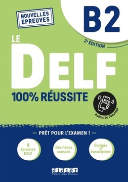 DELF B2 100% reussite podręcznik+onprint aplikacja