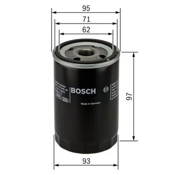 BOSCH 0 986 452 003 FILTR OLEJE