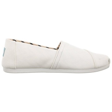 Buty Espadryle Damskie Toms Alpargata Cotton Białe