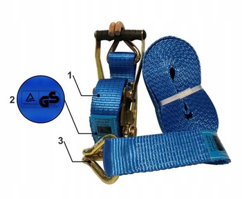 КОМПЛЕКТНАЯ ТРАНСПОРТИРОВОЧНАЯ ЛЕНТА 50 мм 5 т 6 м TUV GS