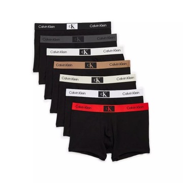 CALVIN KLEIN BOKSERKI MĘSKIE 7 PACK ORYGINAŁ 000NB3582A CDB R XXL PREZENT