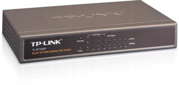 Switch TP-Link TL-SF1008P с портами POE 8 RJ45 10/100 МБ/с