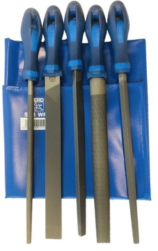 Напильники слесарные Pferd набор из 5 шт. 250 мм / 1