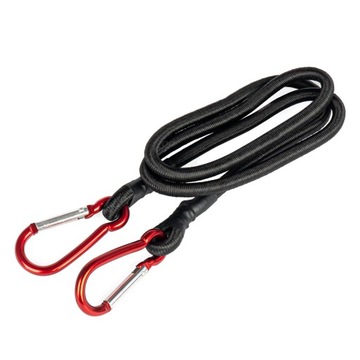 AMiO LINKA GUMA PAS DO MOCOWANIA BAGAŻU 80CM KARABINKI