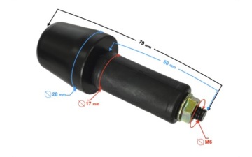 Вес руля для мотоцикла Barton Cafe Racer