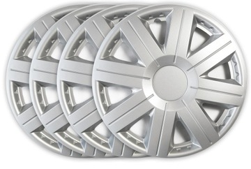 Kołpaki 15 cali Cosmos Silver srebrne zestaw 4szt uniwersalne na felgi