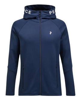 Bluza Peak Performance męska Rider Zip Hood granatowa - XL