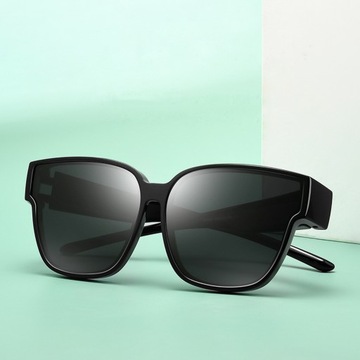 Очки поляризационные наложения для коррекции черный UV400