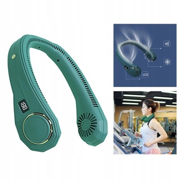 Портативный шейный вентилятор, 4000 мАч.