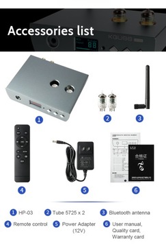Декодер усилителя Bluetooth KGUSS HP-03