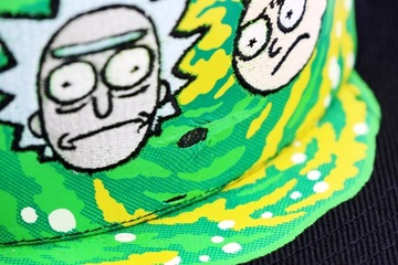 Czapka z prostym daszkiem męska Rick and Morty SNAPBACK 56-60cm czarna