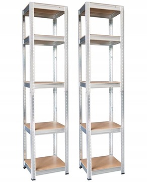 REGAŁ METALOWY MAGAZYNOWY GARAŻOWY DO PIWNICY SPIŻARNI 180x40x40 2szt