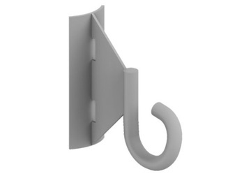 Крюк пластинчатый для круглого шеста диаметром 16 АН-102Б