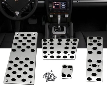 VRSTVA  NA PEDÁLY KARTÁČOVANÉ HLINÍK AUDI Q7 4L I GEN 2005-2015 JAKO RS