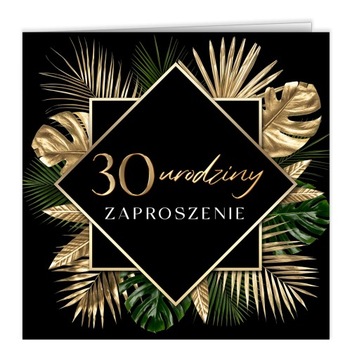 Zaproszenia na 30 Urodziny Koperta T4