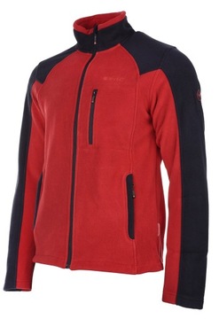 Męski Polar Bluza Hi-Tec MONAR r.XXL Czerwony