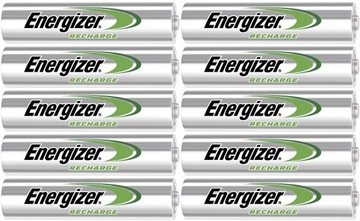 10x Akumulatorki ENERGIZER Power Plus AAA R03 HR03 NH12 1,2V 700mAh