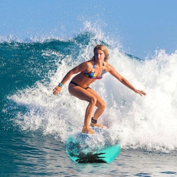 DESKA BODYBOARD DO PŁYWANIA SURFINGU PASEK BEZPIEC