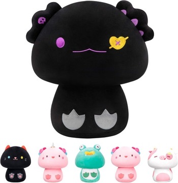 Maskotka Pluszak Przytulanka 36cm Aksolotl Czarny