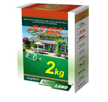 Agro-Land trawa ATOL Exclusive Green 2kg na 80m2 !