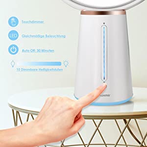 Косметическое зеркало Auxmir, двустороннее, 360°, 10-кратное увеличение