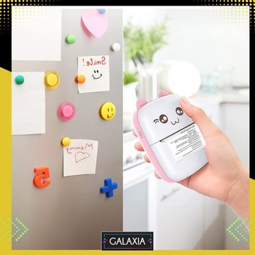 DRUKUŚ ORIGINALNY Мини-термопринтер для фотографий Портативный + 11 РОЛИКОВ