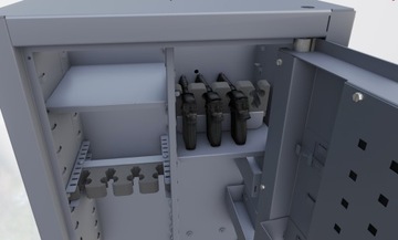 Шкаф оружейный S1 STM 1263 FLEX COMBI электронный замок на 12 шт.