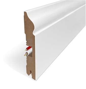 Listwa przypodłogowa MDF biała wzornik 15cm