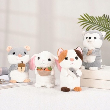 Забавная электрическая плюшевая кукла Voice Copy