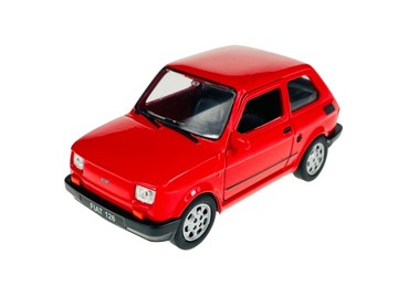 WELLY FIAT 126p MALUCH 1:34 LEGENDY PRL NOWY METAL