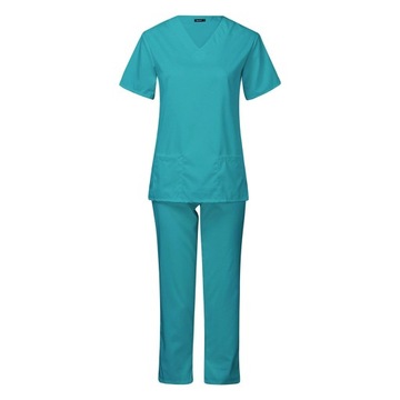 KOMPLET MEDYCZNY UNIFORM MUNDUREK TURKUSOWY M