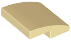 LEGO ZAOKRĄGLONY 2X2 BEŻOWY PIASKOWY 15068 ZA 10 SZT